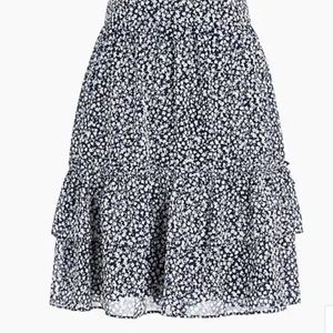 J CREW RUFFLED SKIRT